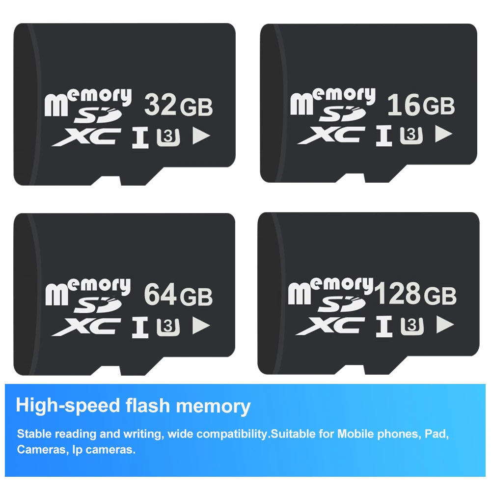 

100% Оригинальный Micro SD карты Class10 TF карта, 16 ГБ, 32 ГБ, 64 ГБ, 128 ГБ макс 98 МБ/с. слот для карт памяти для samrtphone и настольный ПК
