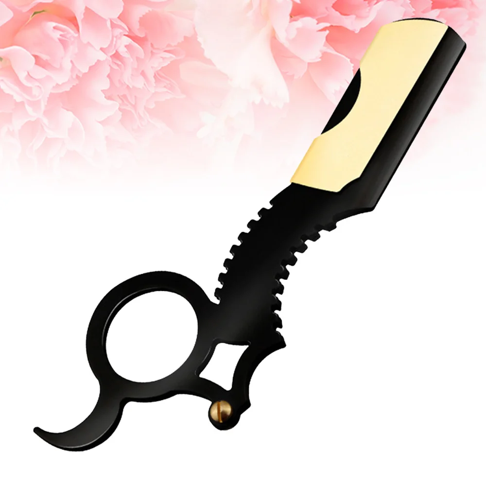 

1 Set Vintage Beard Shaver Practical Barber Razor Manual Hair Salon Shaver Razor Bracket Beard Accessory for Man Boy Mal