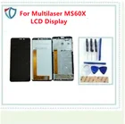 Мобильный ЖК-дисплей для Multilaser MS60X, ЖК-дисплей с сенсорным экраном, дигитайзер, панель, сенсор, инструменты для сборки, 3M клей