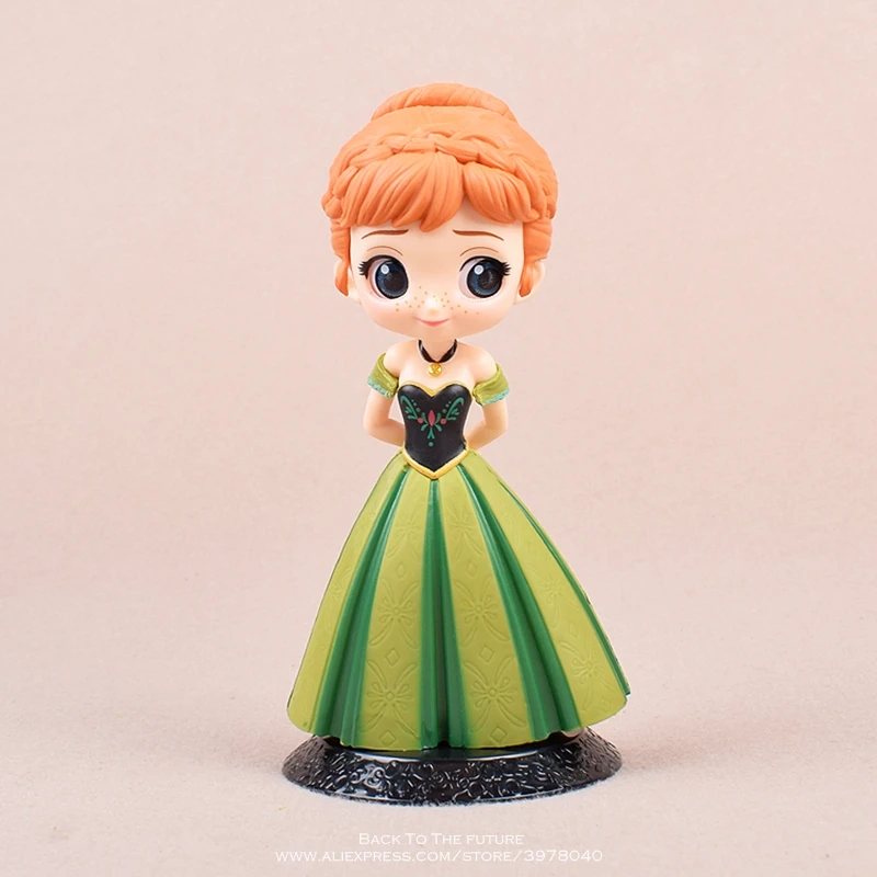Disney Frozen Anna Elsa Princess 14cm mini doll Action Figure Anime Mini Collection Figurine Toy model for children gift | Игрушки и