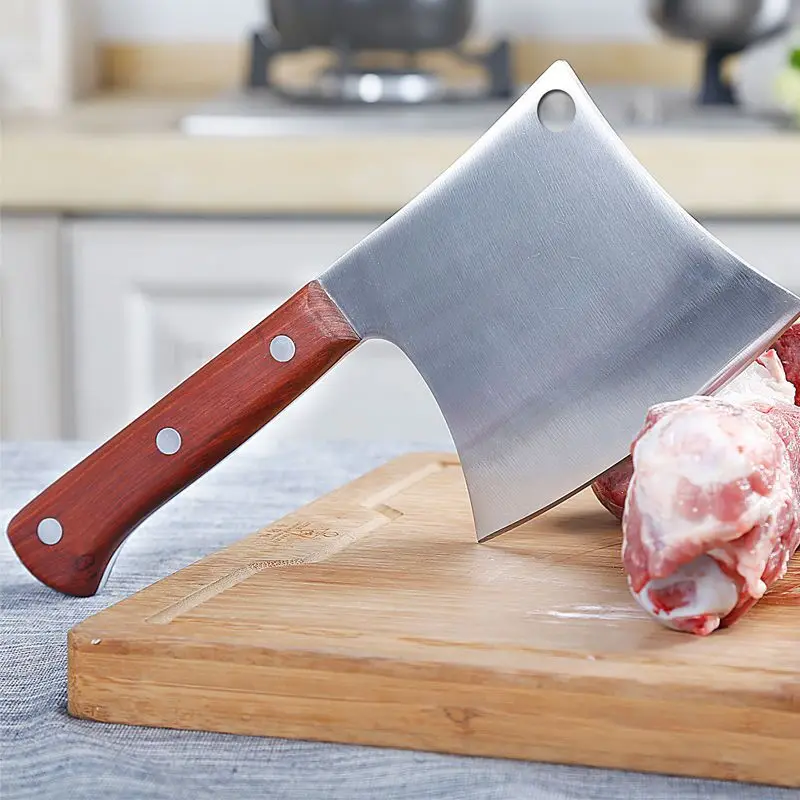 Нож для резки стальные китайские кухонные ножи инструмент овощей курицы рыбы