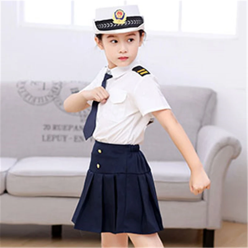 Color 3 Suit Детская Сейлор Мун японская школьная форма стиль Kawaii для девочек и мальчиков корейский стиль военный карнавальный костюм Хэллоуина для детей - Цвет: Color 3 Suit