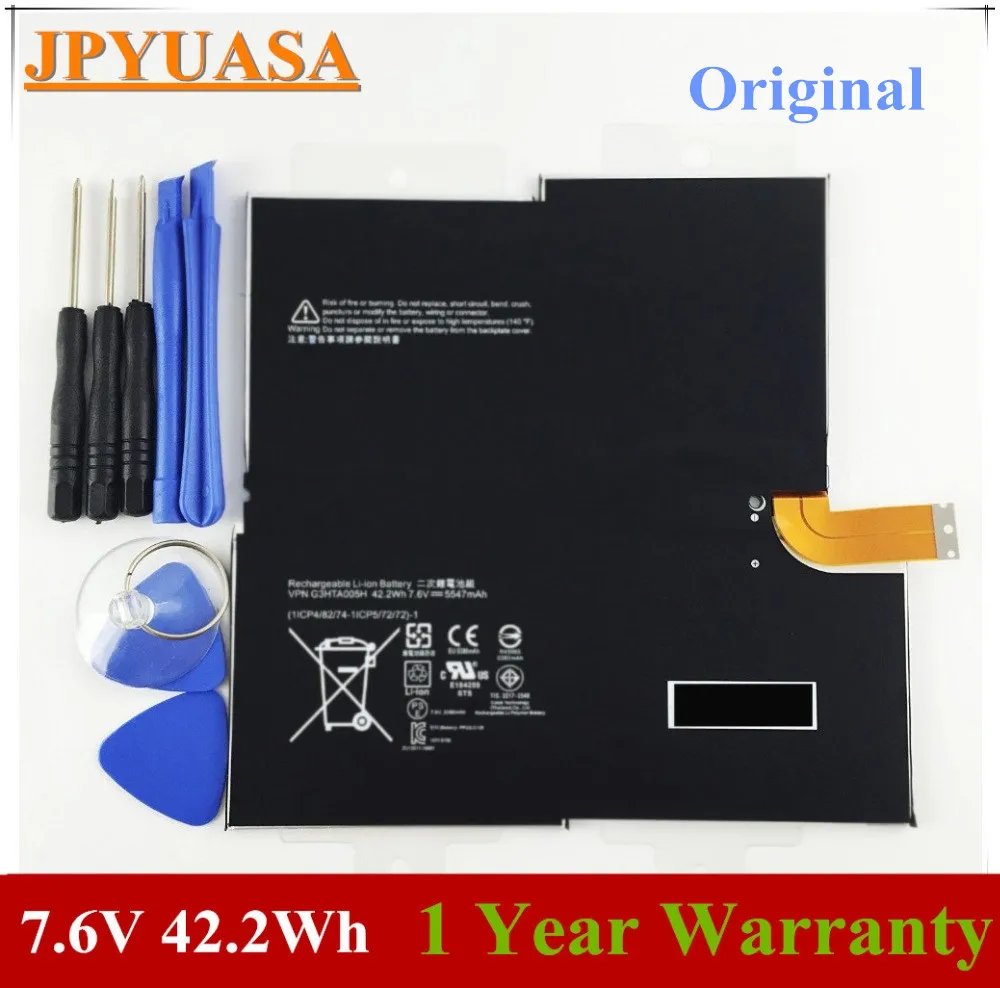 Оригинальный аккумулятор для ноутбука 7XINbox, 7,6 В, 42,2 Вт/ч, для MICROSOFT SURFACE PRO 3 1631, G3HTA009H, G3HTA009H, 1577-9700