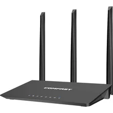 COMFAST 1200Mbps Black Wi-fi Router Gigabit Speed 2.4G 5GHz Dual-Band Support MIMO Wireless Repeater For Optic Fiber Network