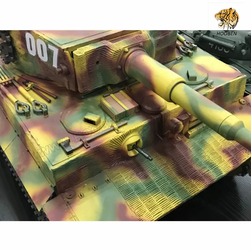 HOOBEN 1:10 RC RTR Танк TigerI позднего производства Wittmann тяжелый танк Второй мировой войны на радиоуправлении полная функция AFV, готов к запуску