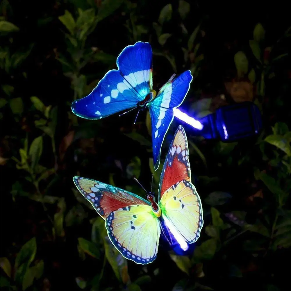 

LED Luminous Butterfly Colorful Color Changing Night Toy Light D6J7