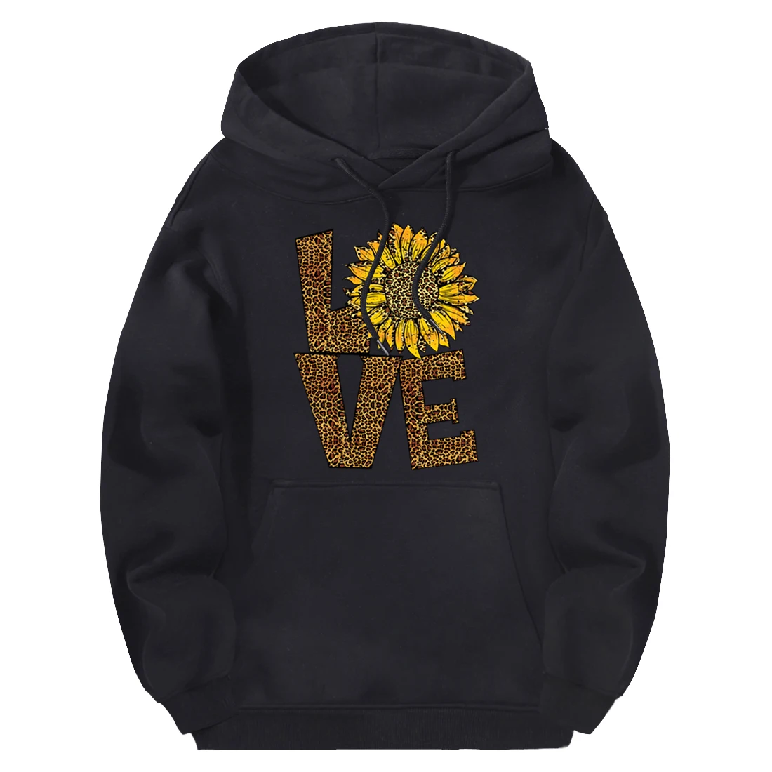 

Love Sunflowers Fleece Sweatshirts Man Hooded Brand 2020 Pullovers Fashion Clothes Full Sleeve Hoodies Outdoor Supoleron Hombre
