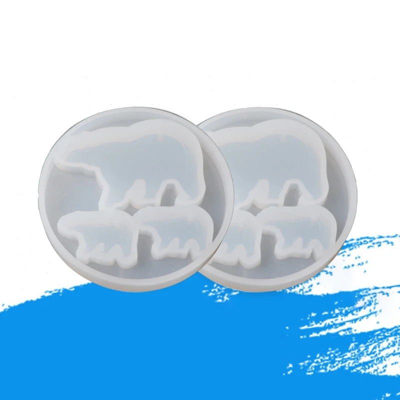 Cute Cartoon DIY Silicone Molds Jewelry Pendant Making UV Resin Epoxy Mould