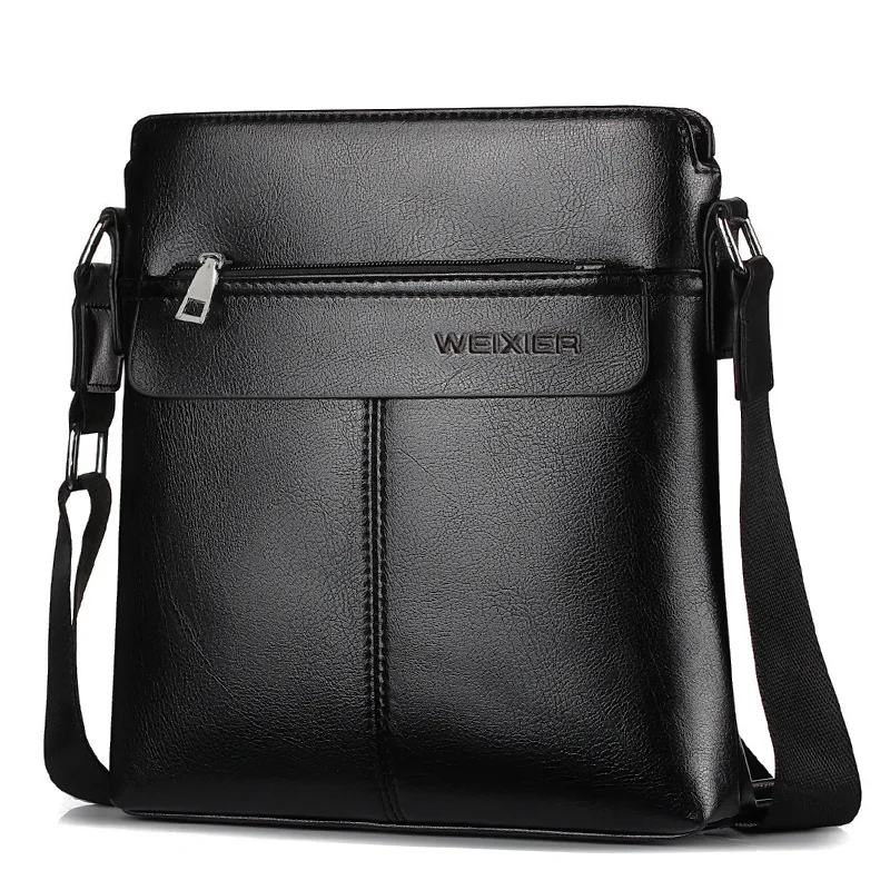 Weixier Messenger Bags Vintage Leather Multifunctional Man Bag Male Single Pack Waterproof Shoulder Messenger Bags for Men