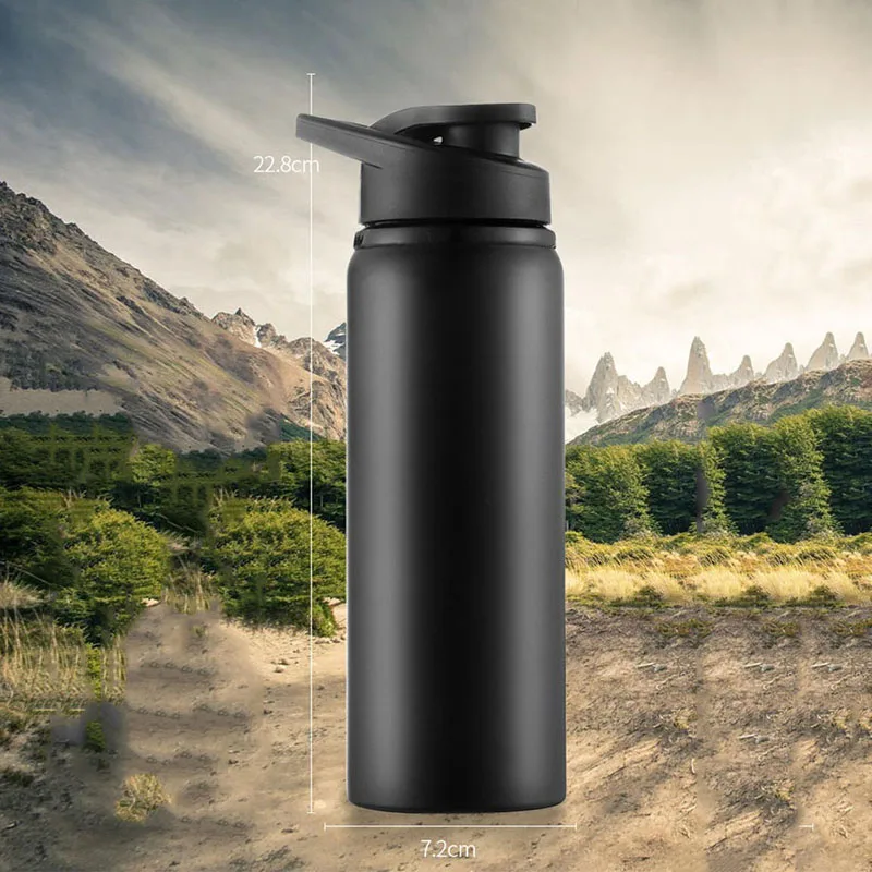 Однослойная бутылка для воды из нержавеющей стали (без термоса) 700 мл | Дом и сад