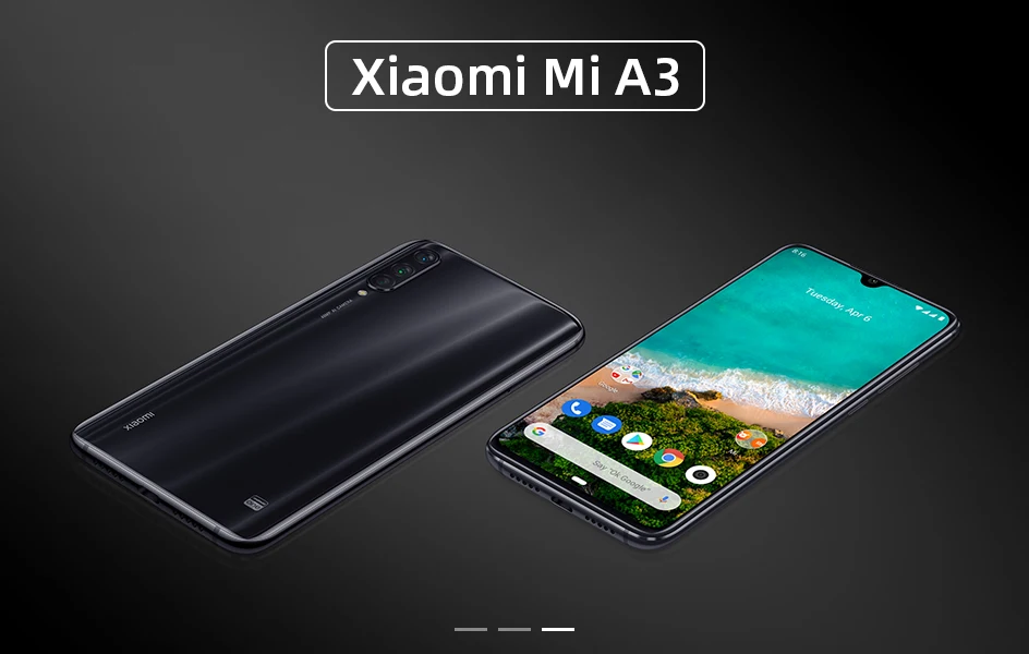 Глобальная версия Xiaomi Mi A3 Смартфон 4 Гб 64 Гб 32 МП селфи Android One Snapdragon 665 48 МП 4030 мАч 6,0" Встроенный экран Fingerprient