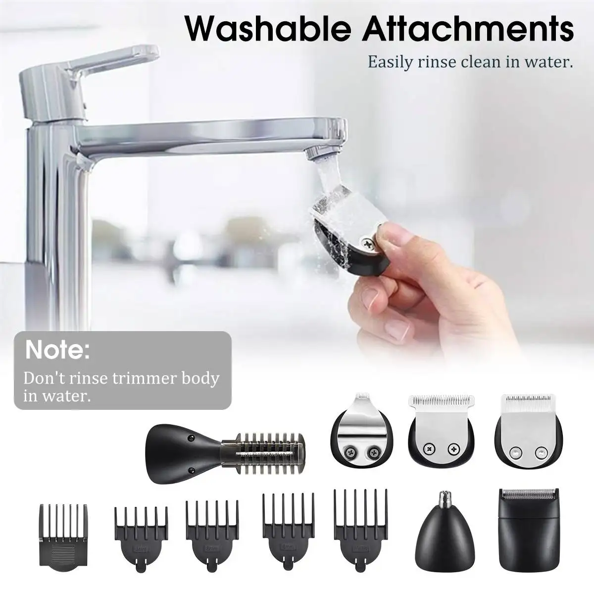 

Professional Rechargeable Hair Clipper Cordless Electric Hair Trimmer Cutter for Men Barber Clippers Epilator Shaving Machine