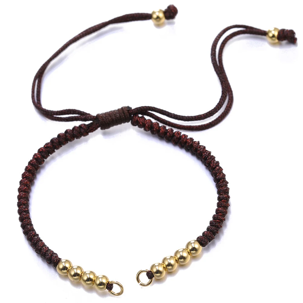 Латунные Стразы 2 1x262 мм простой Регулируемый браслет-цепочка для