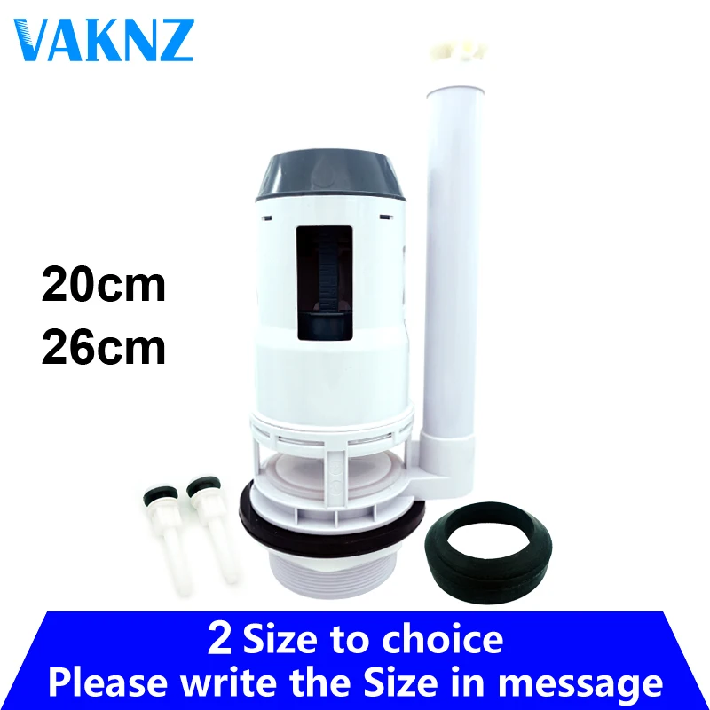 

3inch(8cm) big diameter outlet drain Toilet tank fittings valve Dual-flush toilet valve Suitable for Split Toilet