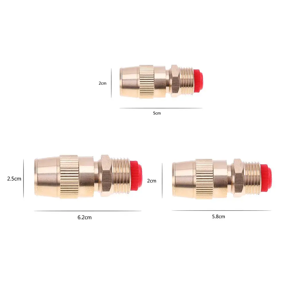

1/2Inch Adjustable Water Flow Brass Spray Misting Nozzle Garden Sprinkler
