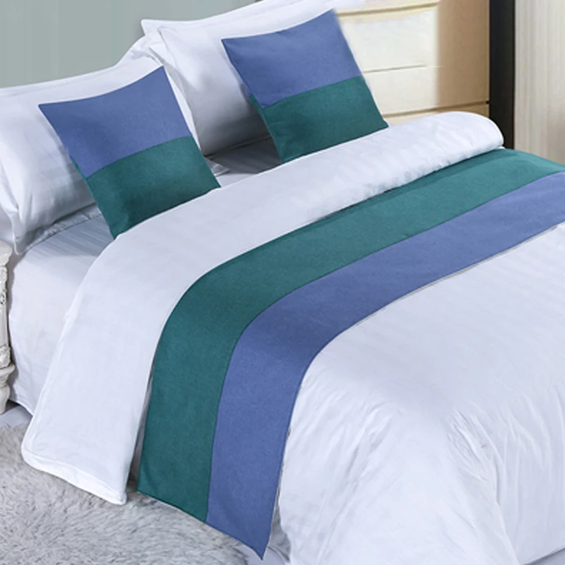 Modern Bed Runner Bedding Scarf Towel Protection Throw For Bedroom Hotel Wedding Room Decor |