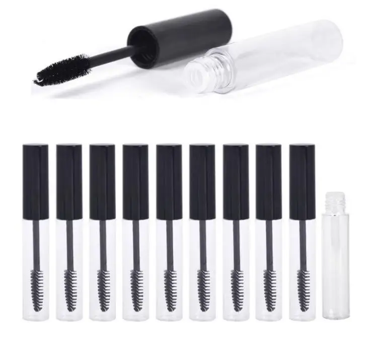 

1000 шт. 10 мл пустая туба с расческой для ресниц тушь для ресниц флаконы/контейнер модный бутылки многоразового использования, инструмент для макияжа, аксессуары SN414