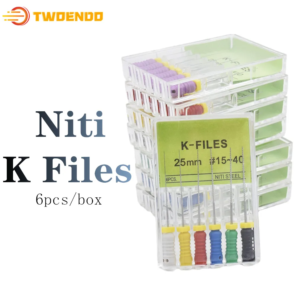 Стоматологические эндододонтические Инструменты 10 коробок Niti K файл 21 мм 25