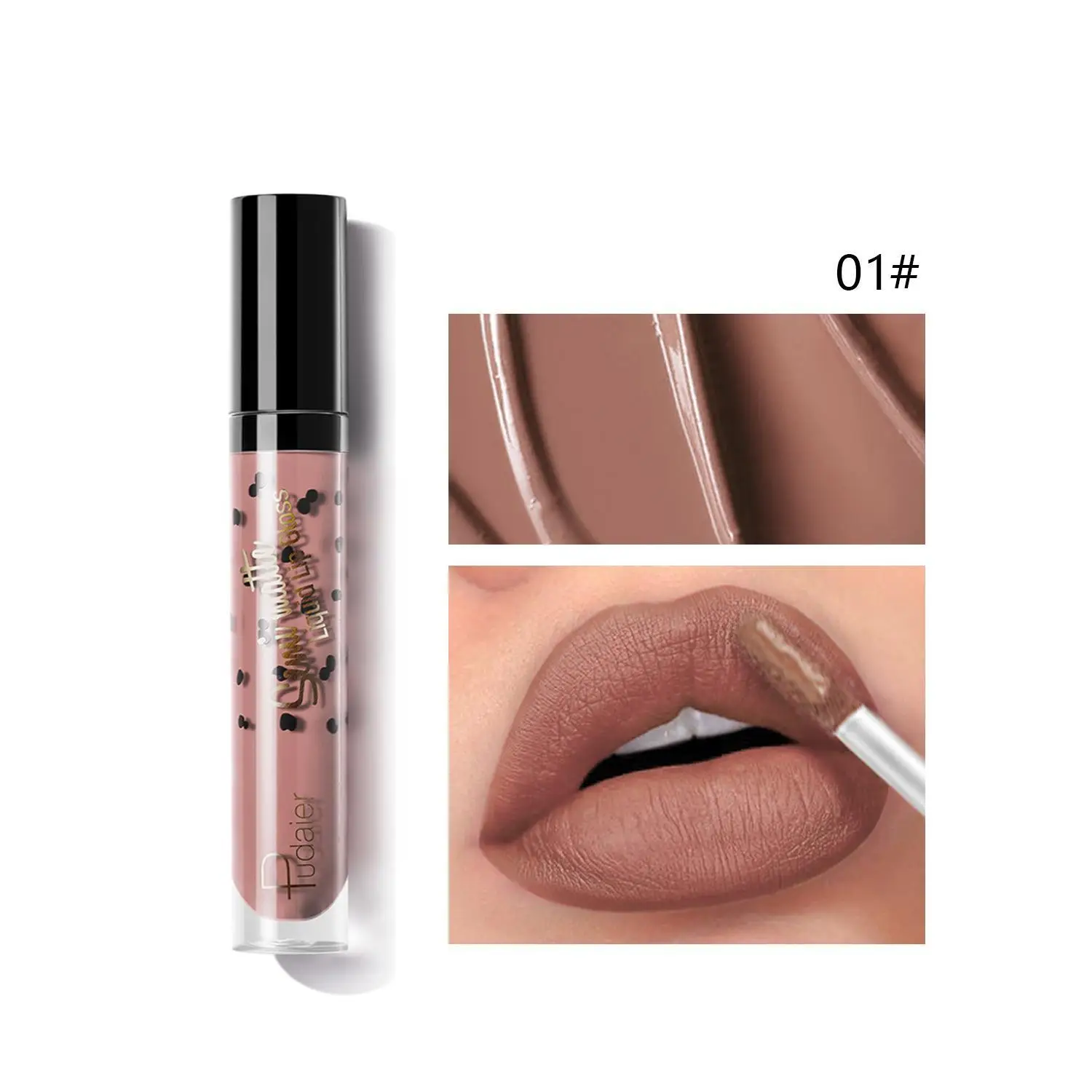 Увлажняющая защита от размазывания Стойкий матовый мазок для губ 4 мл блеск Китай