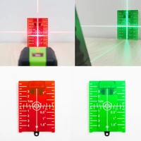 laser target plate reflective magnetic board green and red laser level vertical horizontal line beam enhence tools