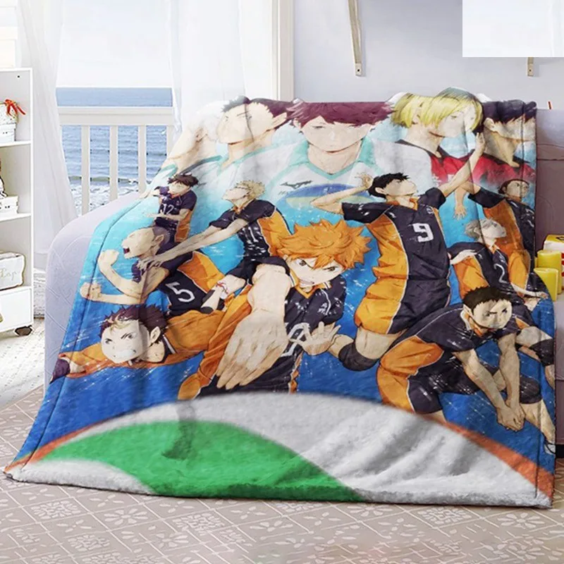 

Anime Haikyuu!! Soft Warm Winter Flannel Blanket Ultra Comfort Home Bed Sofa Blanket Carpet