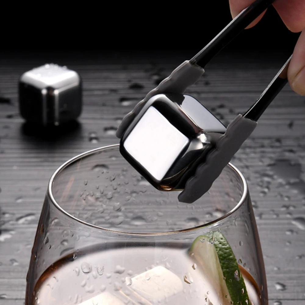 1 шт. многоразовые Нержавеющая сталь кубики льда металла Холодное сердце башня