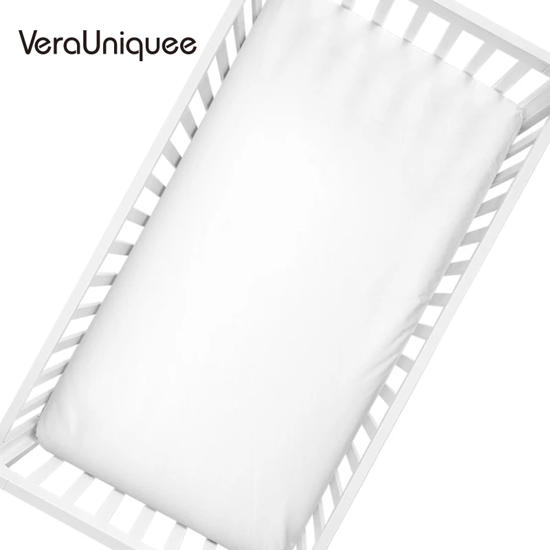 

VeraUniquee Baby Bed Sheet Ultra Soft Stretchy Craddle Sheets Baby Elastic Fitted Sheet Baby Bed Organizer Newborn Baby Sheets