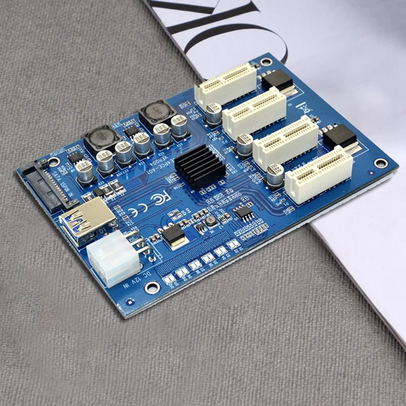 Комплект расширения PCI-E X1 до 4PCI-E X16 с 1 4 портами PCI Express переключатель усилитель