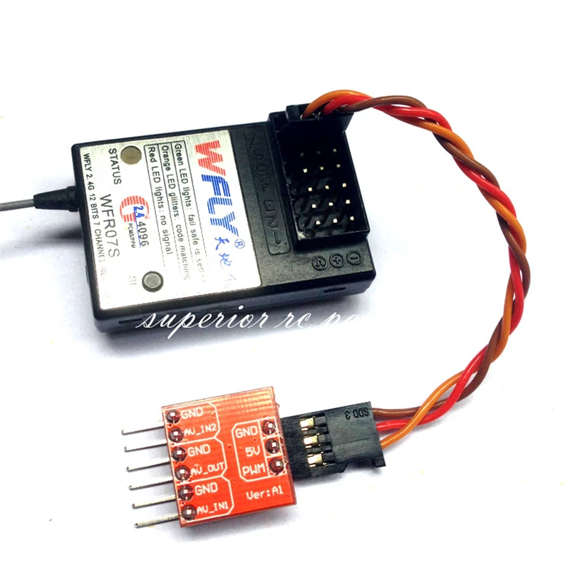 Мини AV видеокоммутатор FPV Поддержка мульти Камера переключение угла для оси