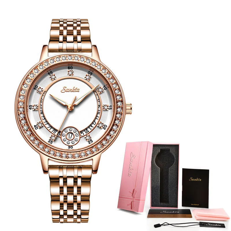 

New sunkta watch women zegarek damski reloj mujer montre femme relogio feminino watches for women watches relojes para mujer+Box