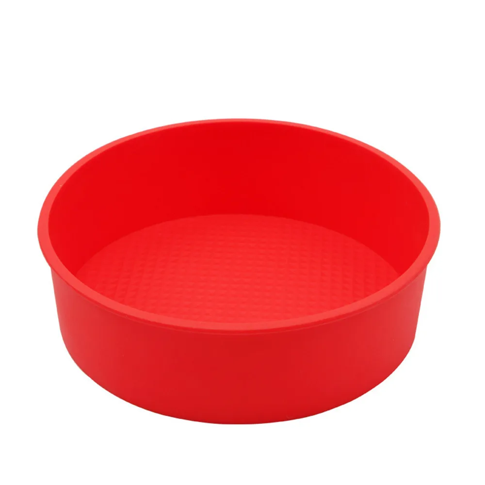Random Color Round Shape Moulds Silicone Mold Cake Mousse For Ice Creams Chocolates Pastry Art Pan Bakeware Tools #LC | Дом и сад