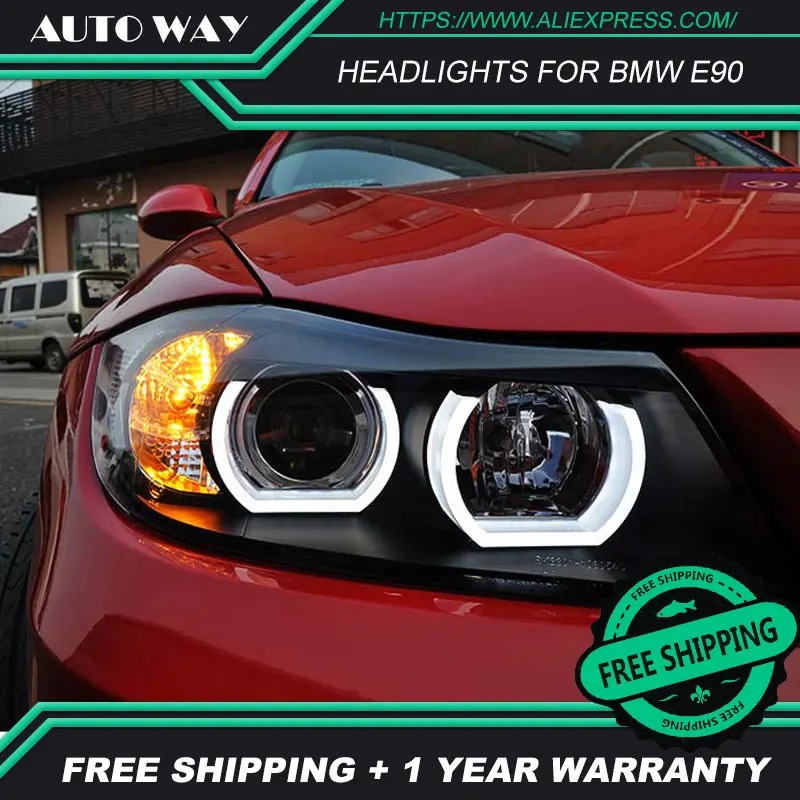 Автомобильный Стайлинг HID светодиодный чехол для фары BMW E90 330I 320I 318i 2005 2011