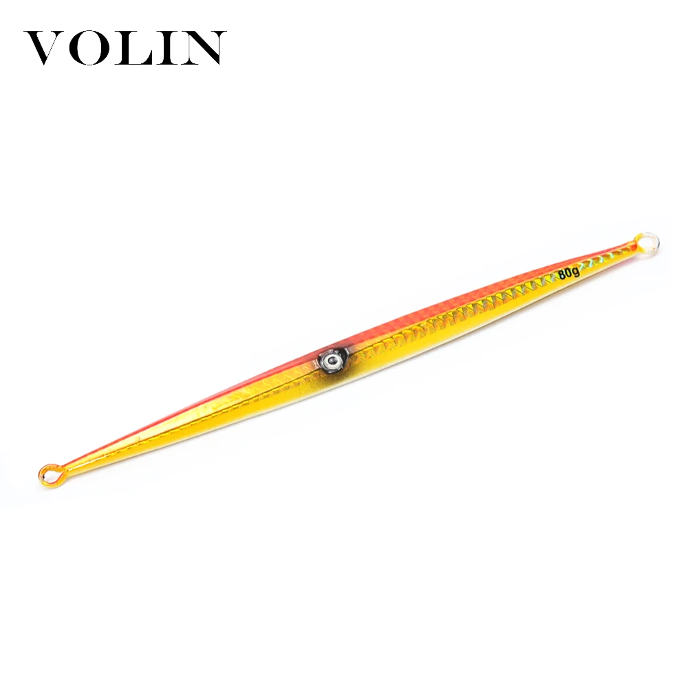 Новая модель 1 шт. металлическая рыболовная приманка VOLIN 60 г 80 100 120 150 жесткая