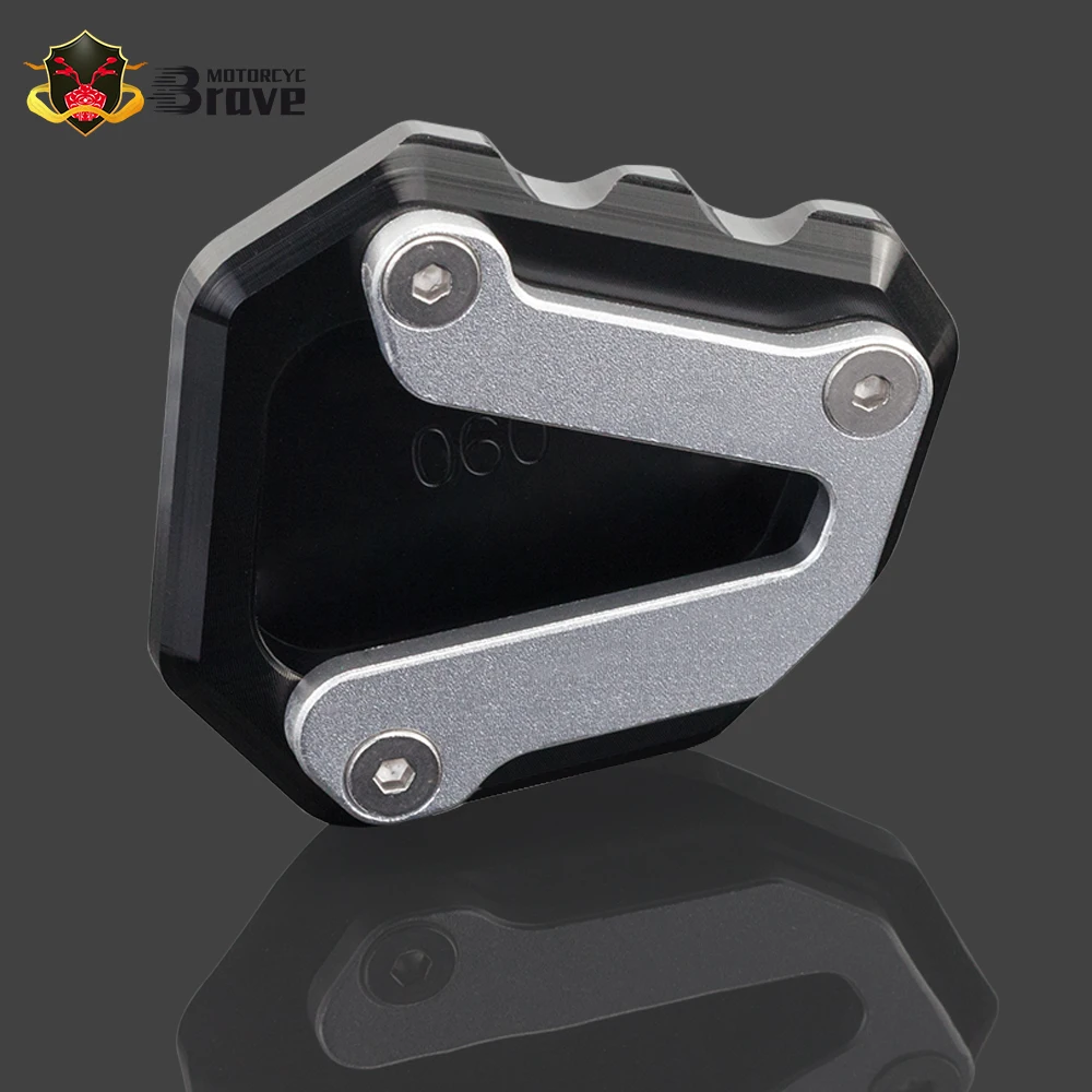 

Motorcycle Foot Widening Plate Kickstand Side Stand Plate Pad Enlarge