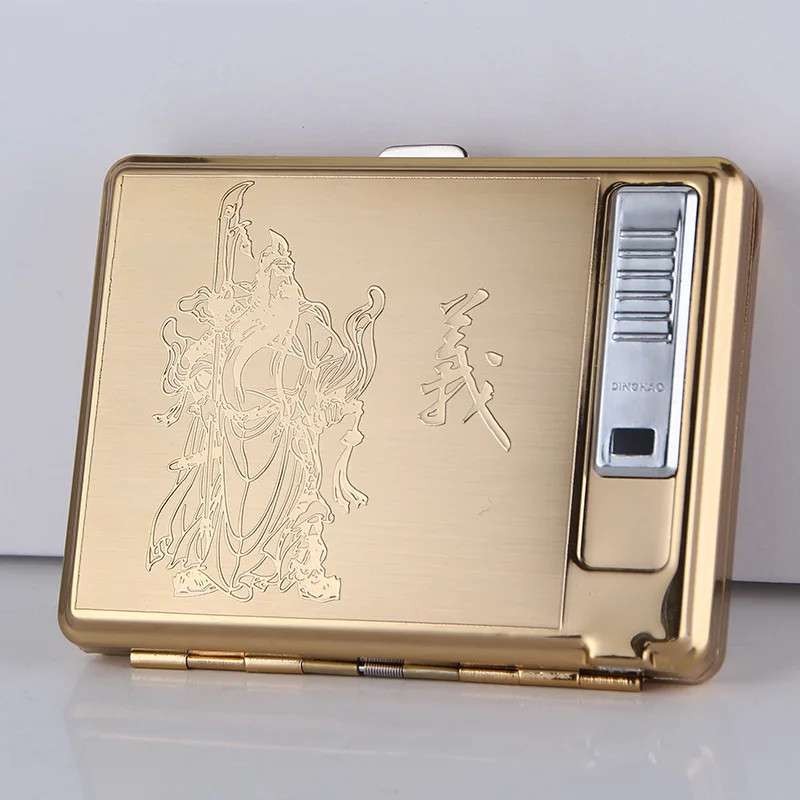 

High-end Boutique Heating Wire Cigarette Case Lighter USB Rechargeable Cigarette Lighter Smoking Accessories Smell Proof Briquet