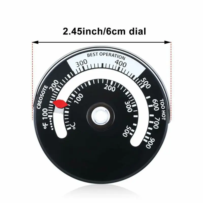 Магнитный датчик температуры камина для дровяной печи термометр Новинка | Дом и