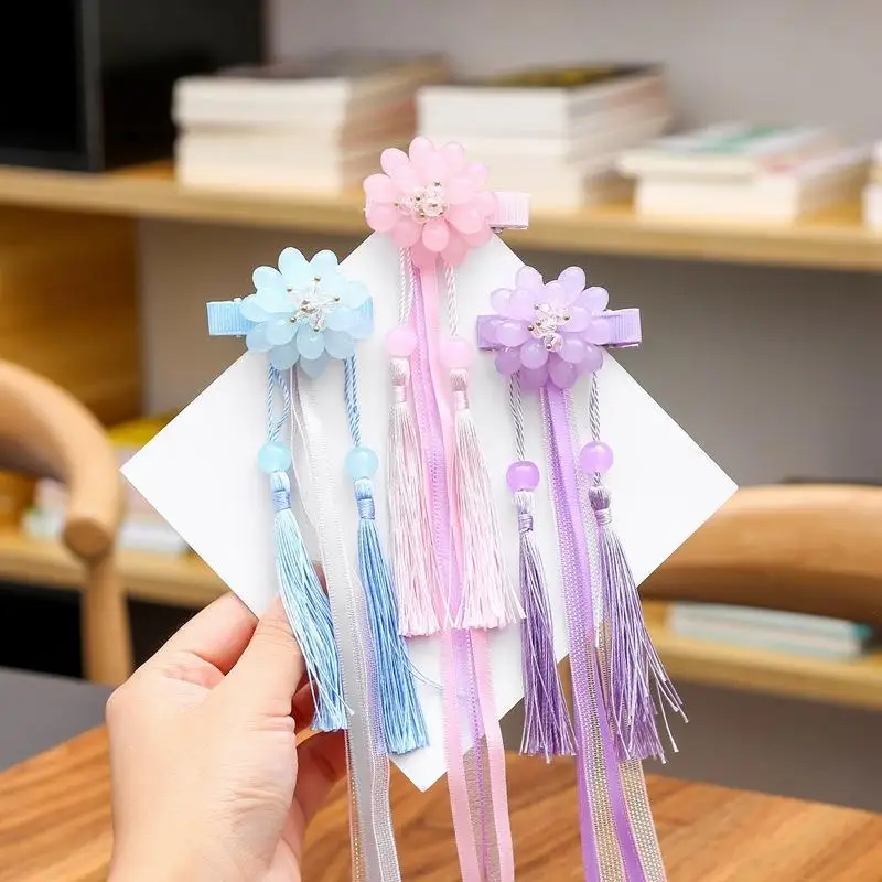 Модная шпилька для волос Ретро Китайский стиль шпилька Sen Fairy Hanfu супер фея для детей и взрослых Античные аксессуары для волос для женщин