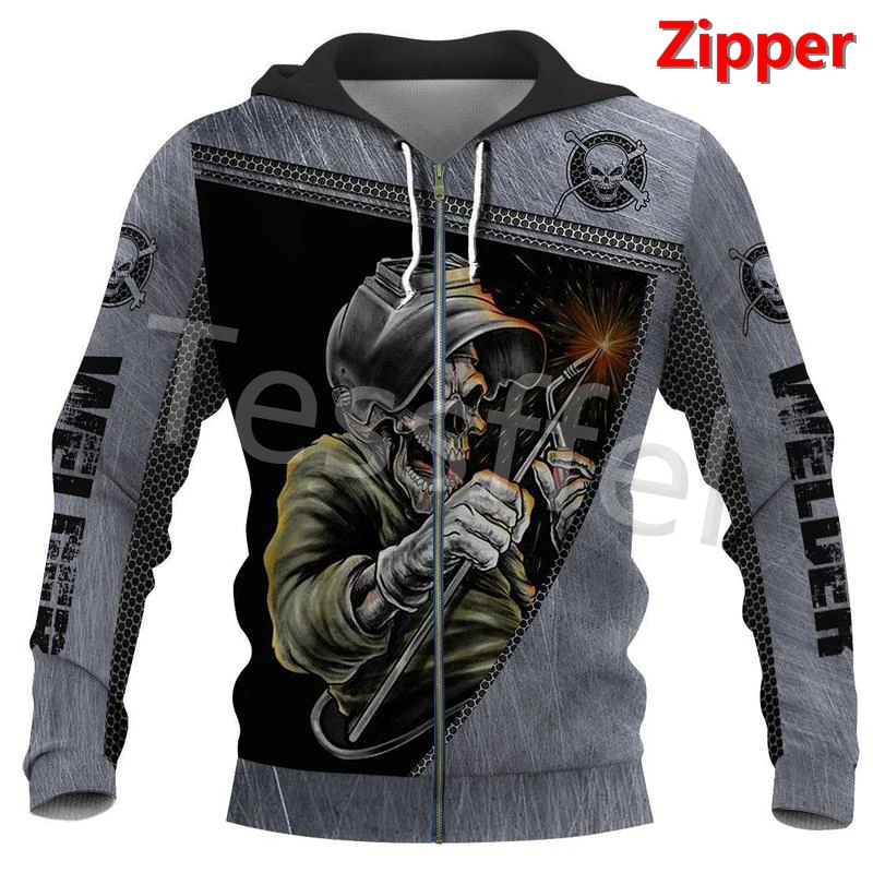 

Tessffel Welder Profession 3D Printed New Fashion Worker Men's Sweatshirt Harajuku Zipper Hoodie Casual Unisex Jacket Style-2