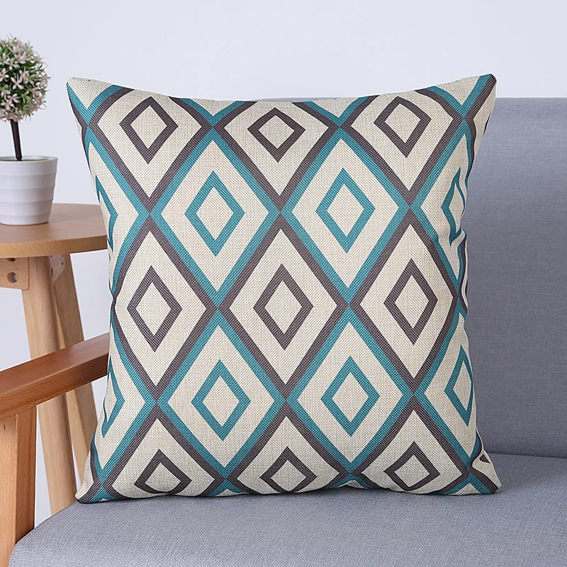 

Geometric cushion cover decorative throw pillows chair almofadas para sofa pillow cover cojines cushion cushions home decor