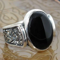women vintage jewelry black wedding engagement bridal ring size 6 10