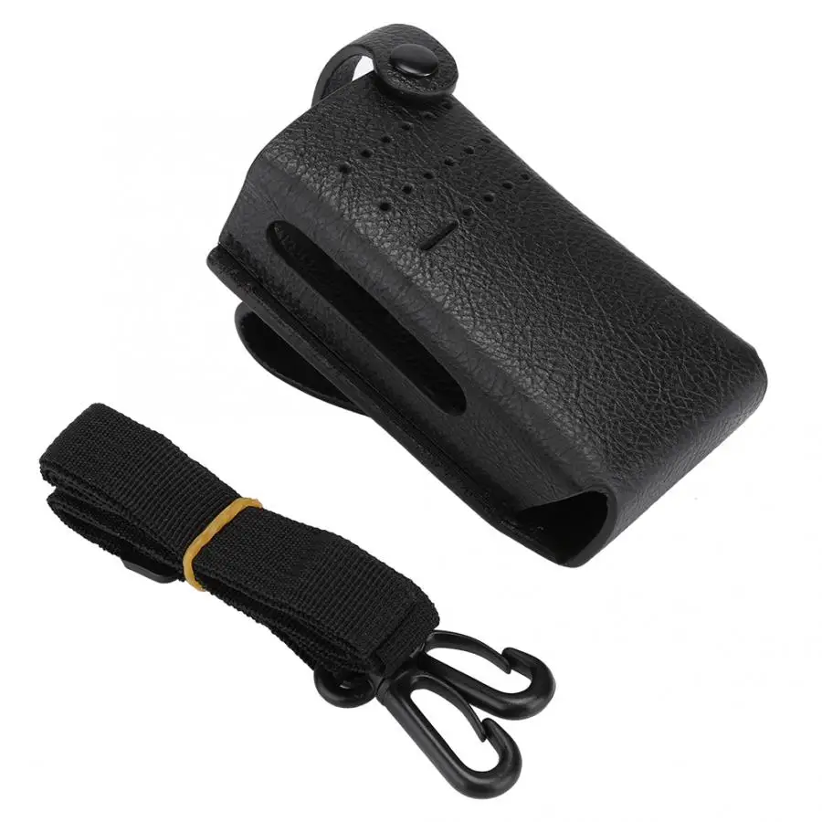 Walkie Talkie двусторонний Радио защитный PU Кожаный чехол Чехол подходит для Motorola P6600 с