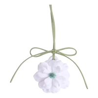 scented ceramic flower shaped home decoration aroma diffuser hanging car air freshener