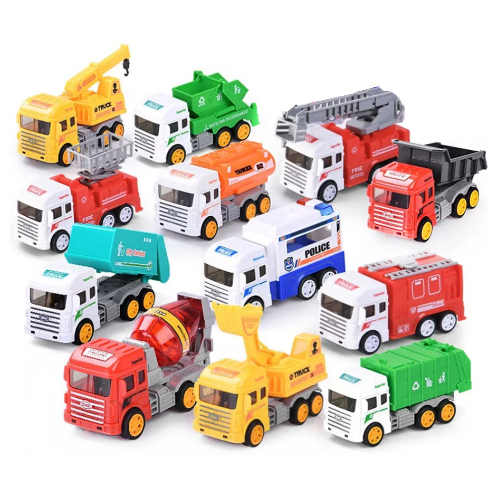 Миниатюрный инженерный автомобиль Игрушечный трактор самосвал модель