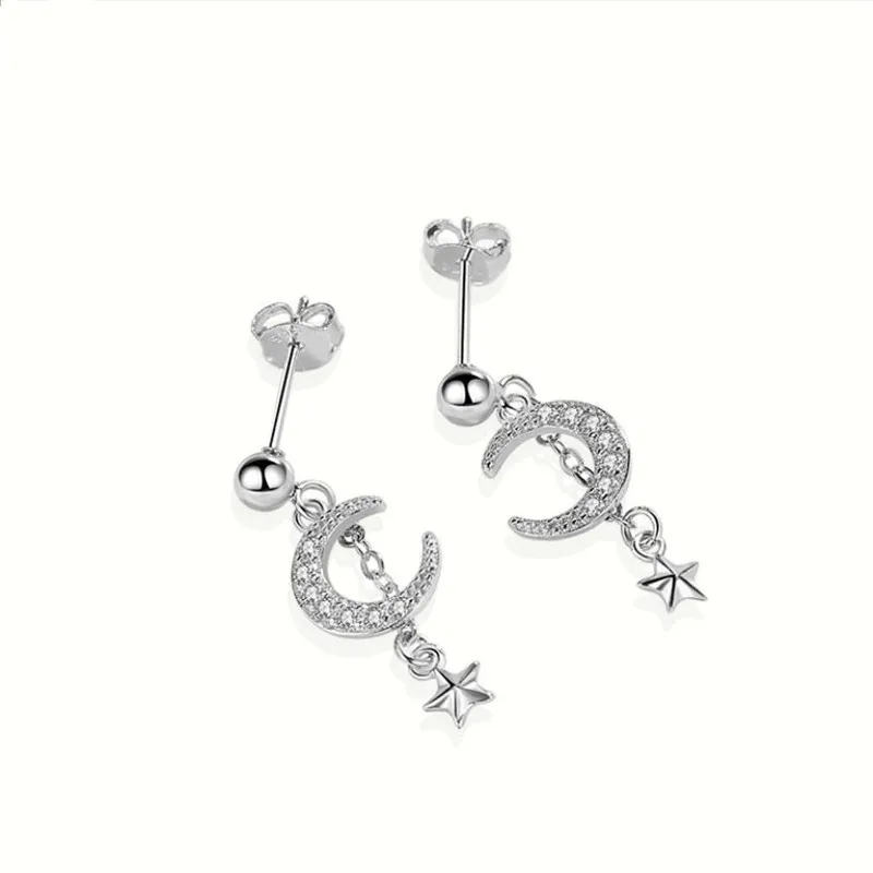 Женские серебряные серьги 925 пробы в винтажном стиле модные серьги-капли с