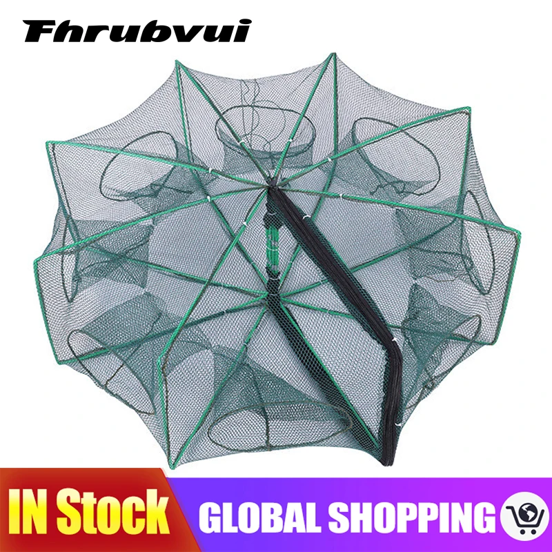 

Mesh For Fishing Net/Tackle/Cage Folding Crayfish Catcher Casting/Fish Network Crab/Crayfish/Shrimp/Smelt/Eels Traps