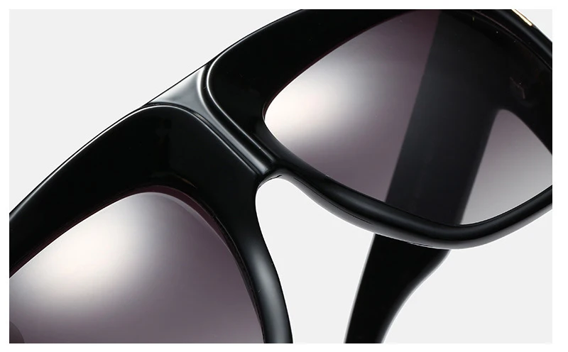 Новые негабаритные мужские роскошные брендовые Дизайнерские мужские солнцезащитные очки винтажные мужские градиентные линзы T панк большая оправа мужские 95208