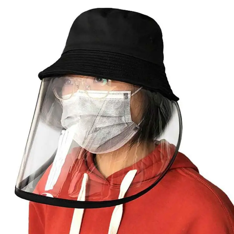 Прозрачная пластиковая защитная крышка для лица 1 шт. защита от слюны прозрачная