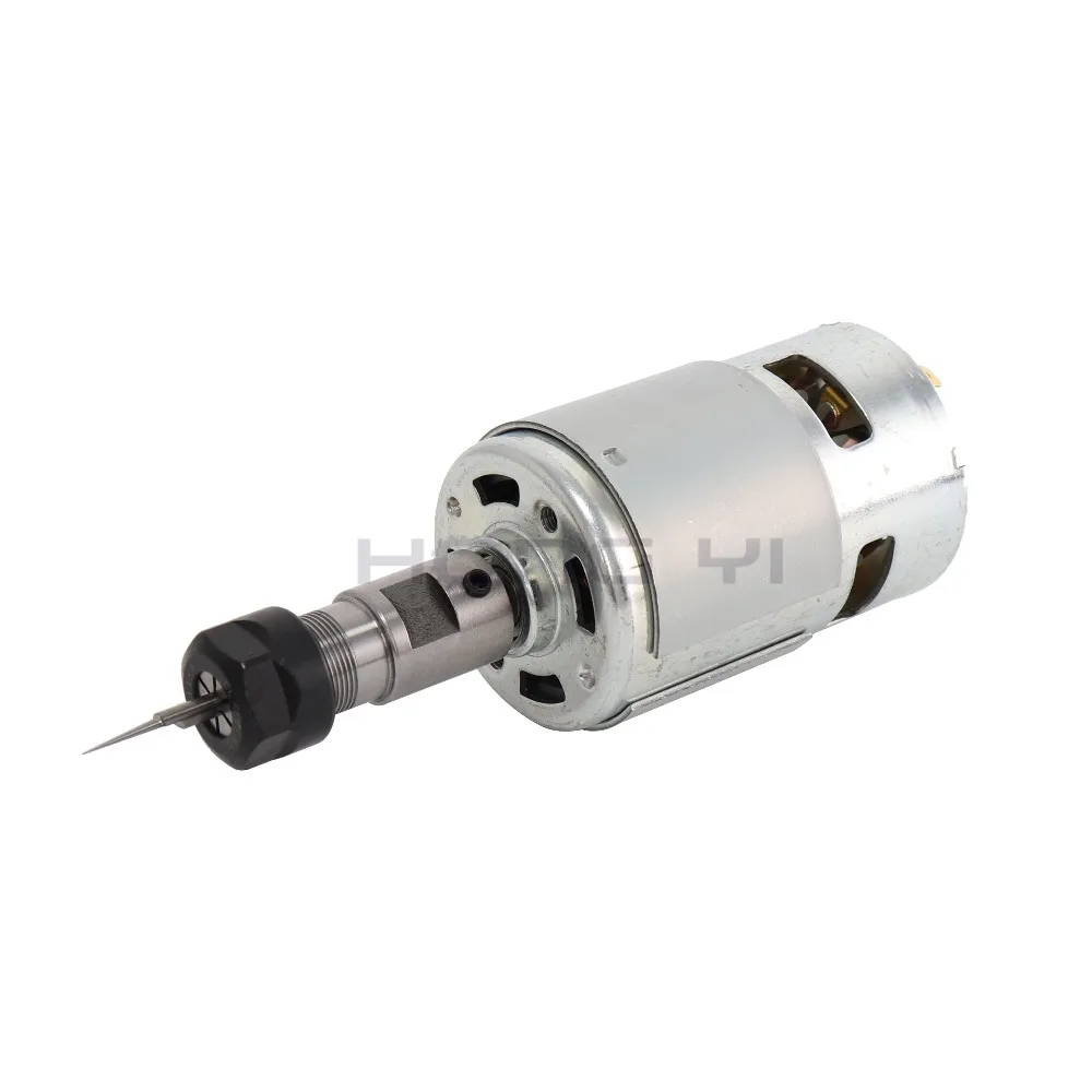 Rodamientos de bolas de Motor de husillo de 775 795 motores de alta potencia con varilla de extensión ER11+ fondo plan