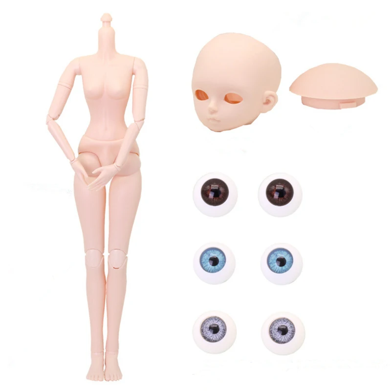 60 см Bjd/sd кукла нормальная кожа макияж Обнаженная переменчивые глаза с обувью 1/3 DIY куклы игрушки для детей подарок для девочек