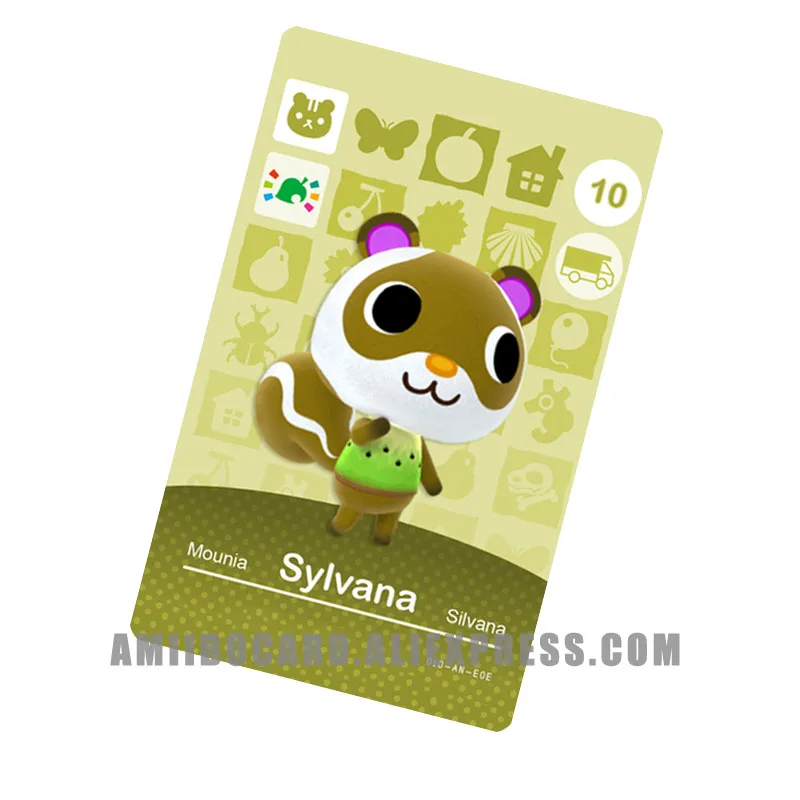 Индивидуальный дизайн WA10 Sylvana Animal NFC Печатная карта NTAG215 Карта для игр